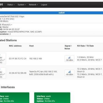 Router OpenWrt Xiaomi Load Balance