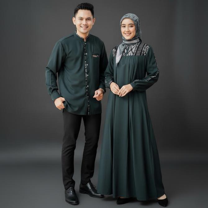 ADUHIQI - NARESWARI Baju Tenun Set Sarimbit Kondangan Family Seragam Lebaran Keluarga Batik Couple p