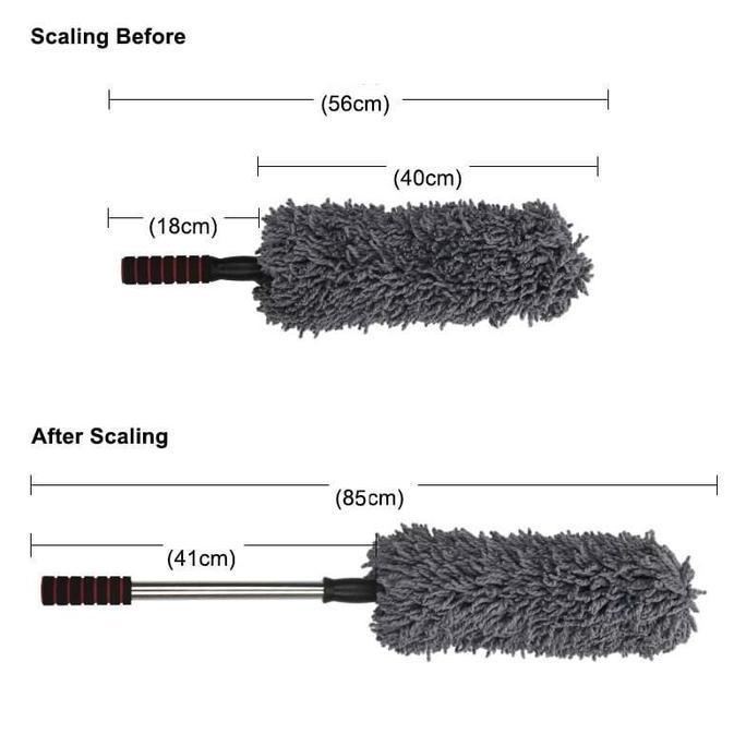 Kemoceng Lap Microfiber Telescopic Besar Jumbo Duster Mobil Premium GM