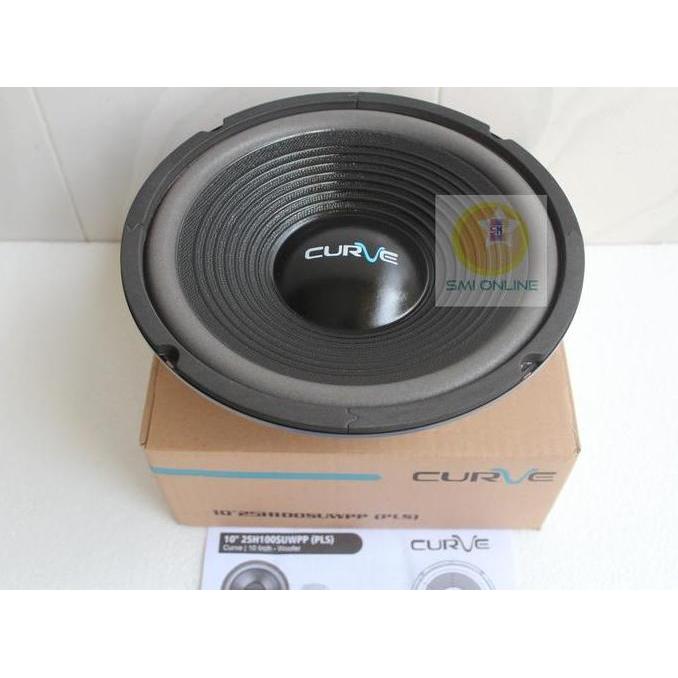 Promo Speaker woofer 10 inch curve 25H100SUWPP PLS Subwoofer Bass Diskon