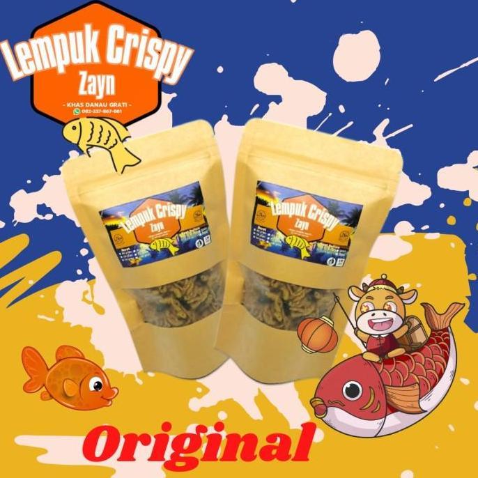 LEMPUK CRISPY 100 GRAM IKAN KHAS DANAU RANU GRATI