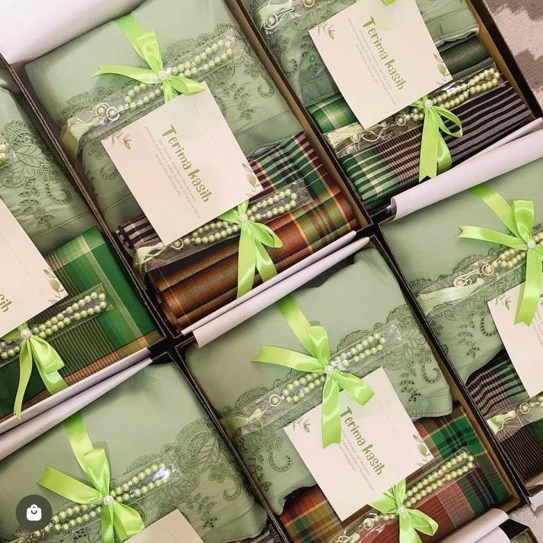[TERBAIK] Hampers Mukena Sarung Couple Wedding | Kado Hadiah Pernikahan