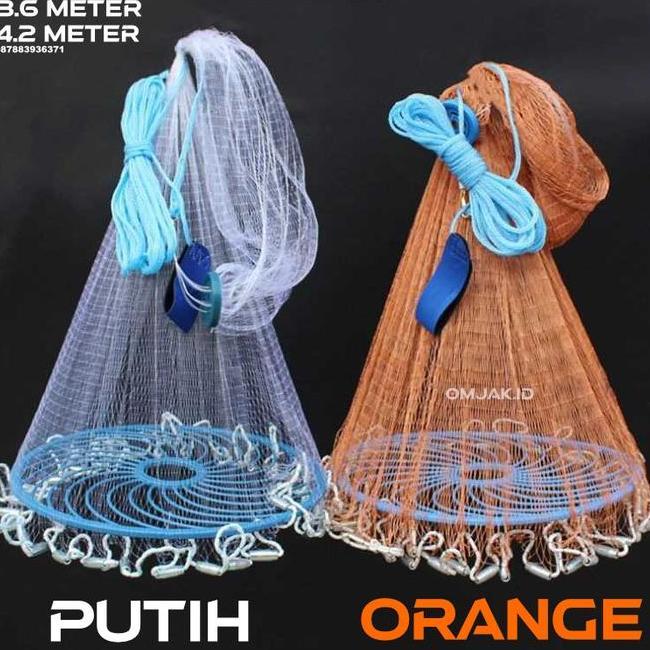 Jala Lempar Jaring Lempar Ikan Udang Jaring Ikan Lempar Nilon