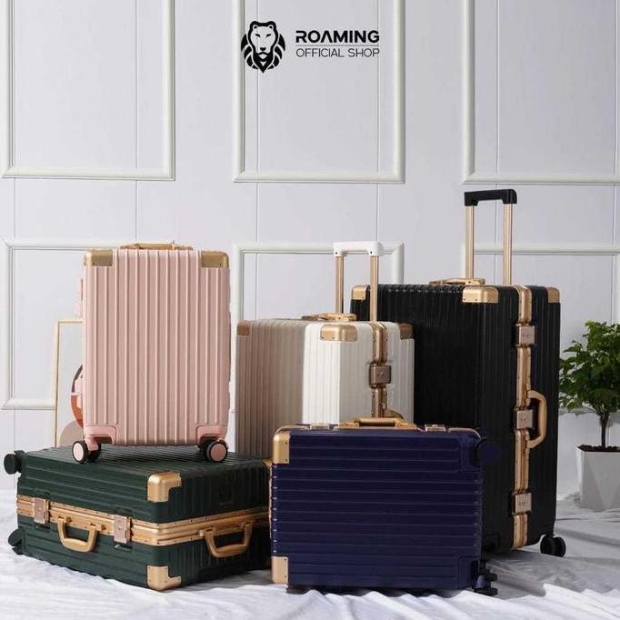 Koko Denis Koper ROAMING R005 Koper 24 Inch Bagasi 20 Inch Kabin Pesawat 28 Inch 4 Roda 360 Rotasi A