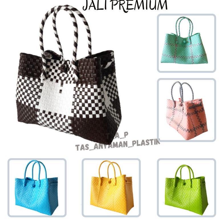 Readyy Tas Jali Premium Tas Jaly Premium Tas Wanita Anyaman Plastik  Jali Pastel Series Premium Leng