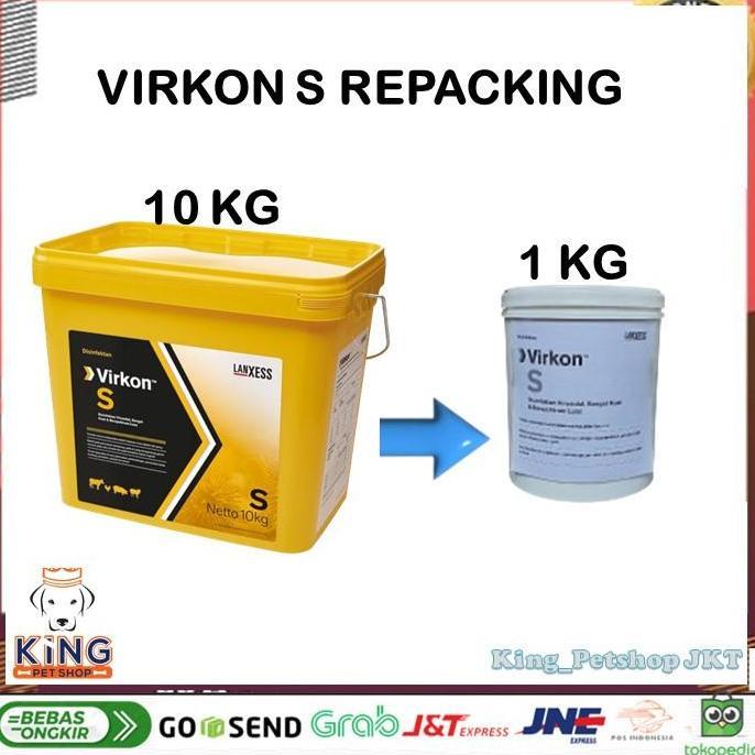 TERBARU - virkon s 1 kg desinfectan