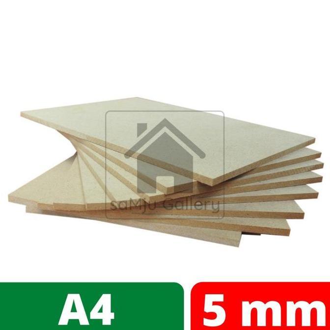 Papan MDF 5mm A4