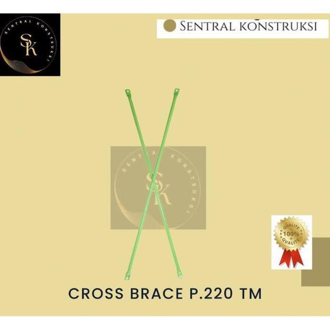 New- Cross Brace Scaffolding P. 220cm Merk TM