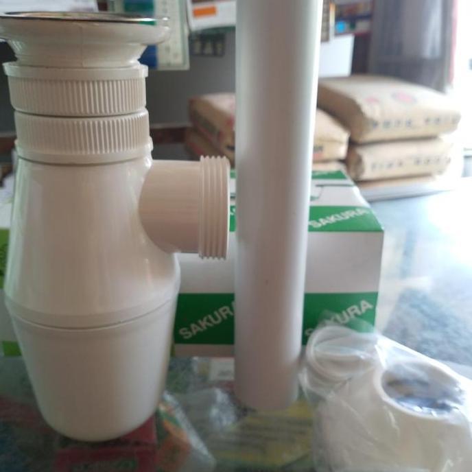 sifon wastafel sakura plastik