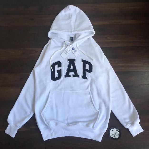 Hot Deals Gap Hoodie Sweater - Jaket Gap Abu Teks Bordir Bahan Tebal Premium Ukuran M Sampai Xxl