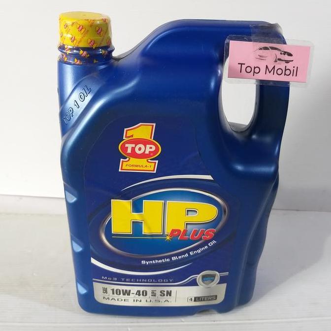 BRAGANZ Oli Mesin TOP 1 SAE 10W-40 HP Plus API SN SM SL