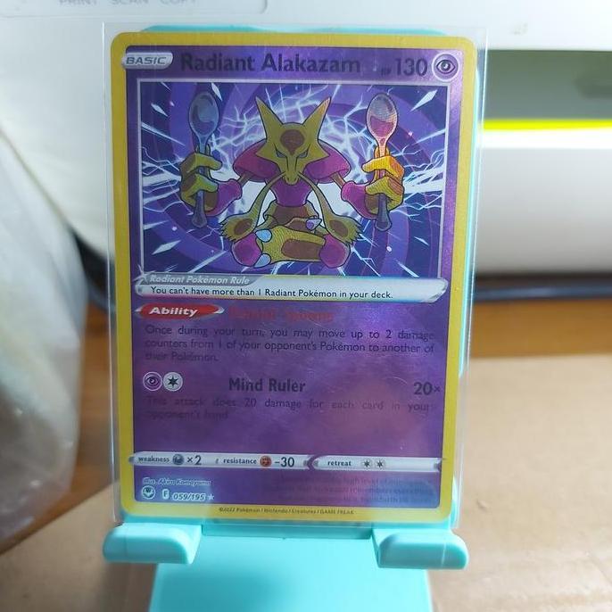 Radiant Alakazam english pokemon card Termurah