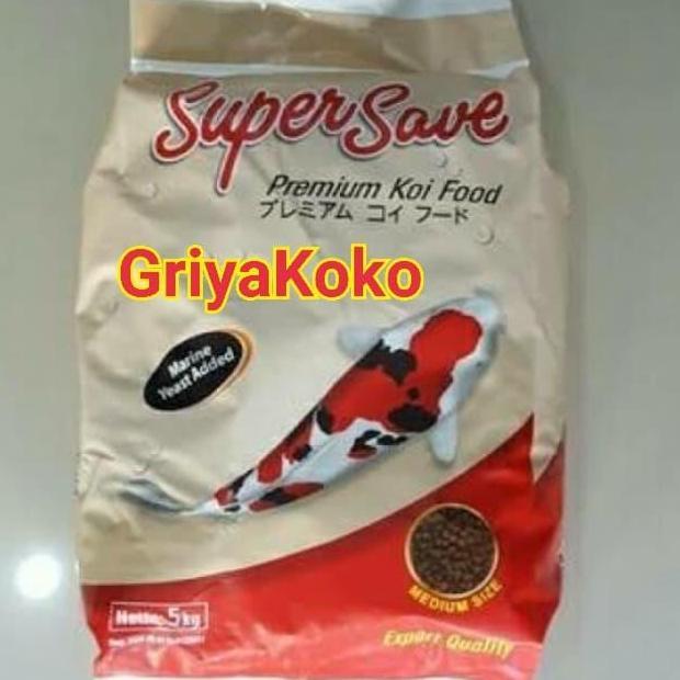 GriyaKoko Super Save 5kg pakan koi/pakan koi super save 5kg