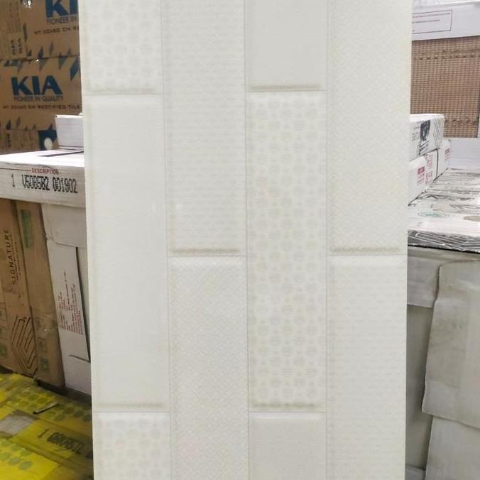 KERAMIK DINDING 30X60 BATIK / BEVEL MOTIF BATIK PUTIH HITAM ABU murah