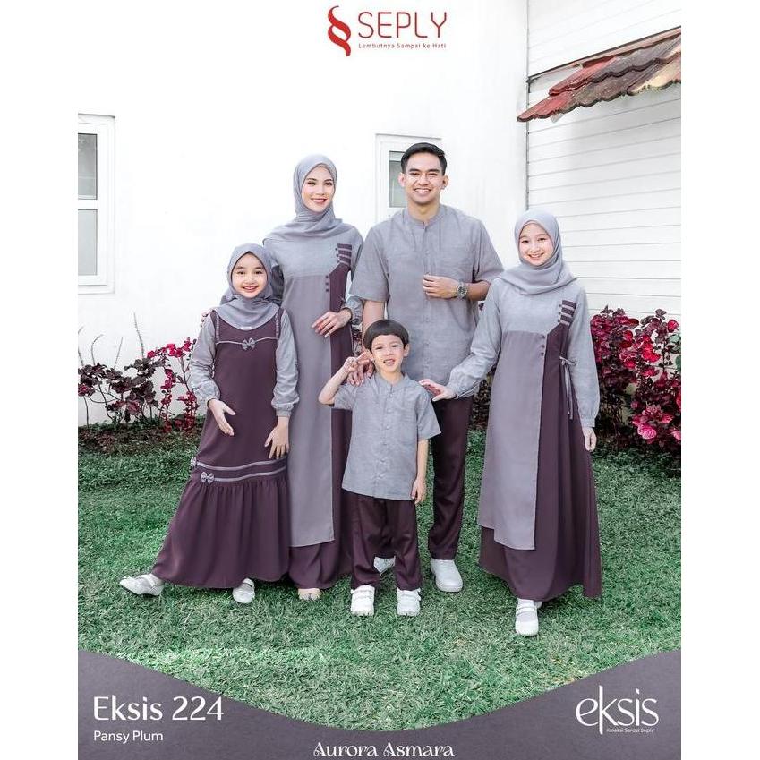 Seply - Eksis 224 Pansy Plum Sarimbit Seply Terbaru 2024