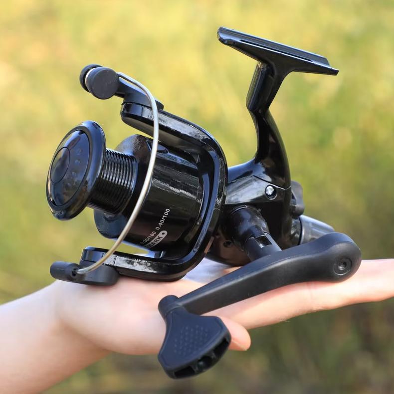 TERMURAH BISA COD-REEL FISHING PANCING METAL SPOOL DEUKIO AC2000-7000 WARNA HITAM katrol pancing ful