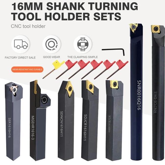 Holder 1616 set holder bubut 1616 7set holder bubut 1616