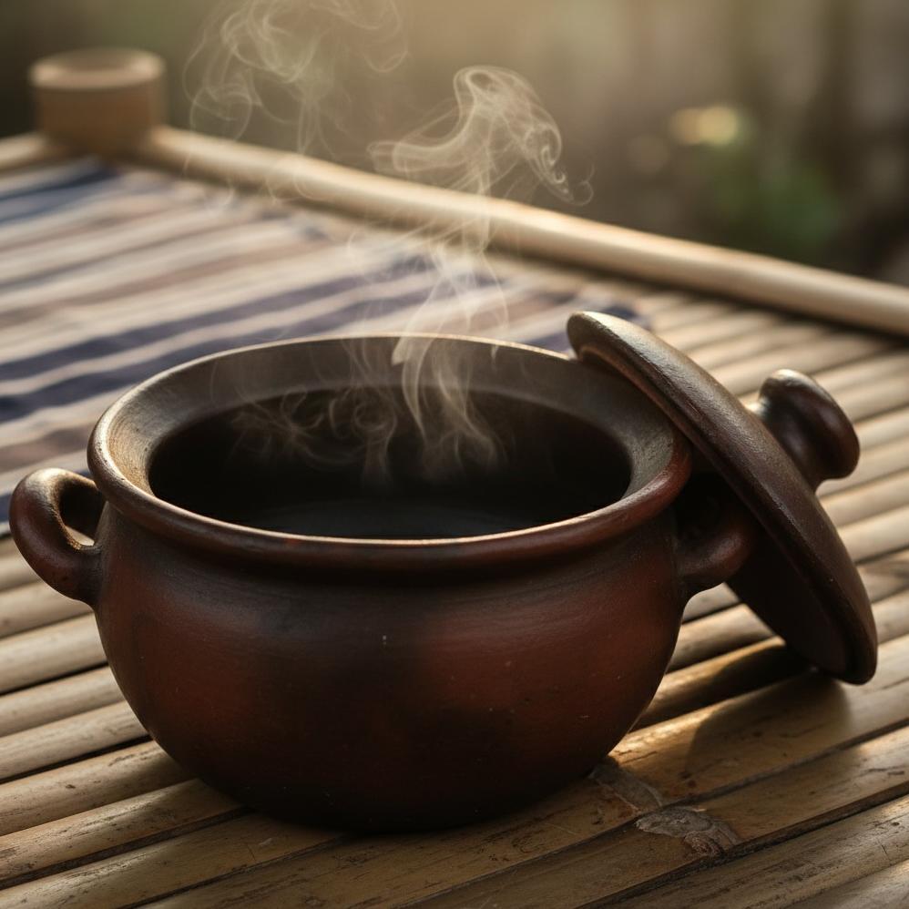 BESTPROMO Gerabahku | Panci Gerabah Tanah Liat Buat Masak Godok Jamu Rebus Panci Kendil Sayur Diamet