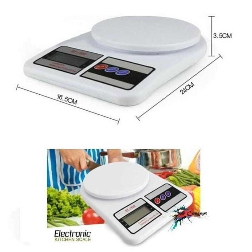 BIG PROMO Timbangan digital dan manual 5 kg gram Kitchen scale Timbangan kue buah SF-400 10KG