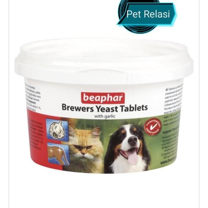 TERMURAH - Vitamin Bulu Kucing Dan Anjing /Beaphar Brewers Yeast Tablets 162,5gr