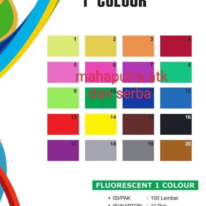 kertas asturo warna 40x60 Murah/ Karton Asturo/ Kertas ASTURO Pelangi