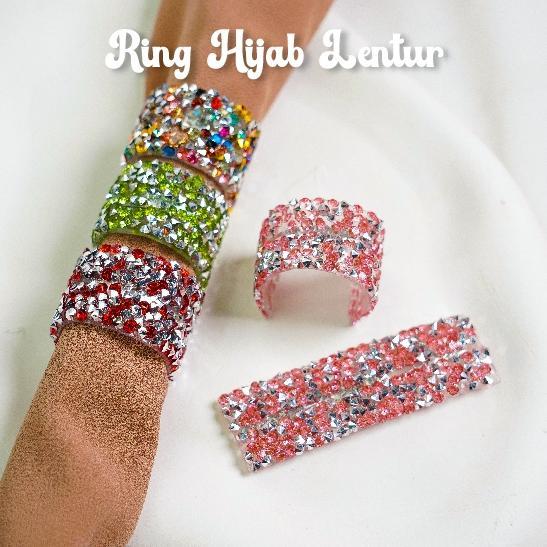 Unik Ring Hijab Lentur - Kolong Hijab Lentur - Aksesoris Jepit Hijab