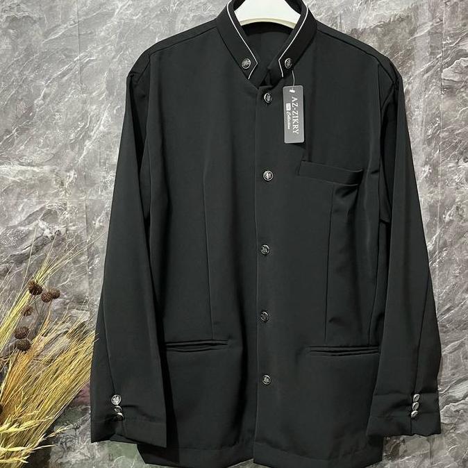 jasko jas koko Terbaru dan Ter elegan jasko Muslim Baju Pria Dewasa Panjang Motif Bordir Kain Nyaman