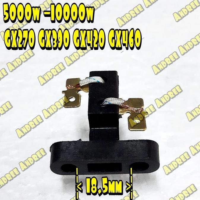 *****] Carbon Brush - Kool Dinamo Genset Bensin 5000 6500 9000 watt 5000w