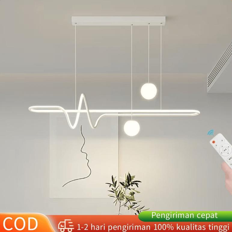 Lampu Gantung Meja Makan Dapur Lampu Ruang Makan LED Modern Lampu  Plafon Minimalis Gantung Ruang Ta