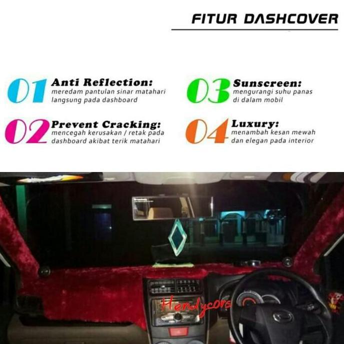 Alas Bulu Dashboard Mobil All New Avanza / Xenia / Veloz (BULU RASFUR)