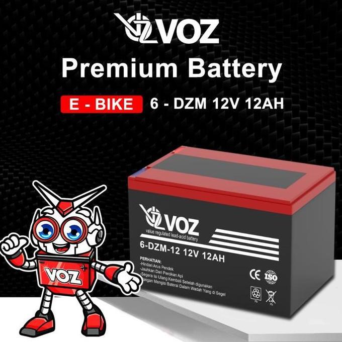 NEW ACCU KERING ACCU BATERAI 12V 12A 12AH VOZ