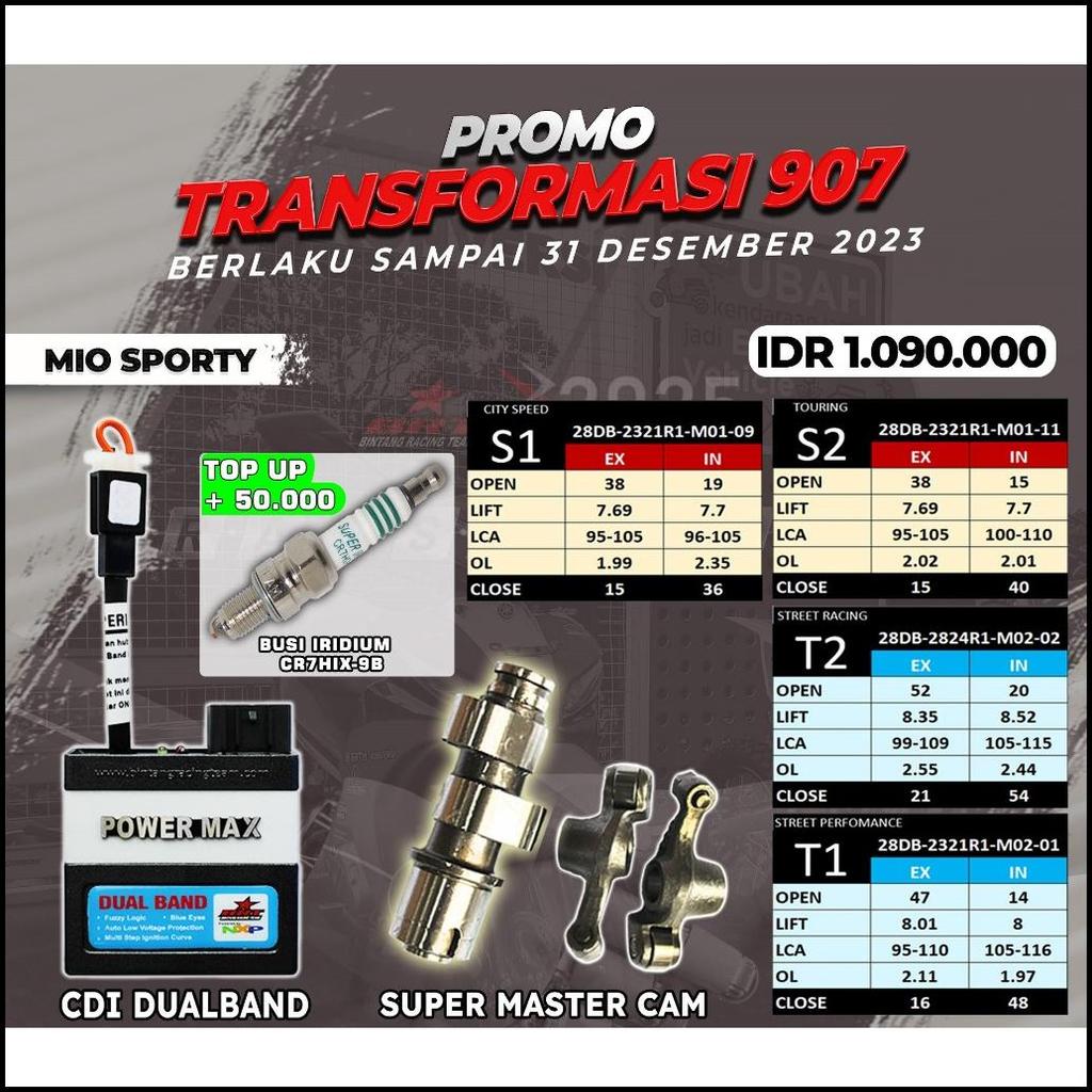 Paket Cdi Dualband + Noken As Mio Sporty | Brt