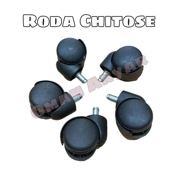 %$%$%$%$] Roda Plastik Kursi Kantor Manager Direktur Chitose Tiger isi 5pcs