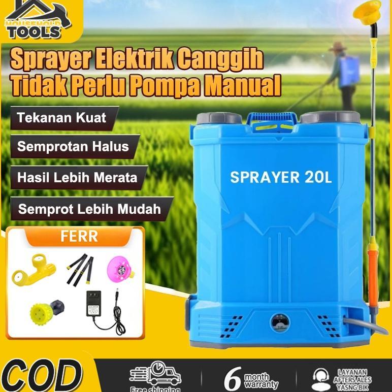 [POP] Sprayer Elektrik 20 Liter Merk Imisa & Farmjet, Desain Tahan Lama, Gendong Nyaman, untuk Sempr