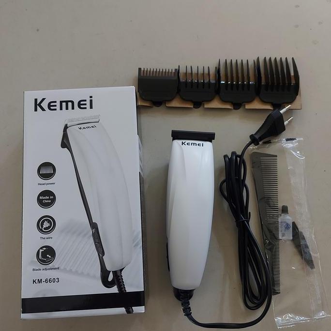 Alat Cukur Rambut Listrik Kemei Km-6603 - Hair Clipper Kemei 6603