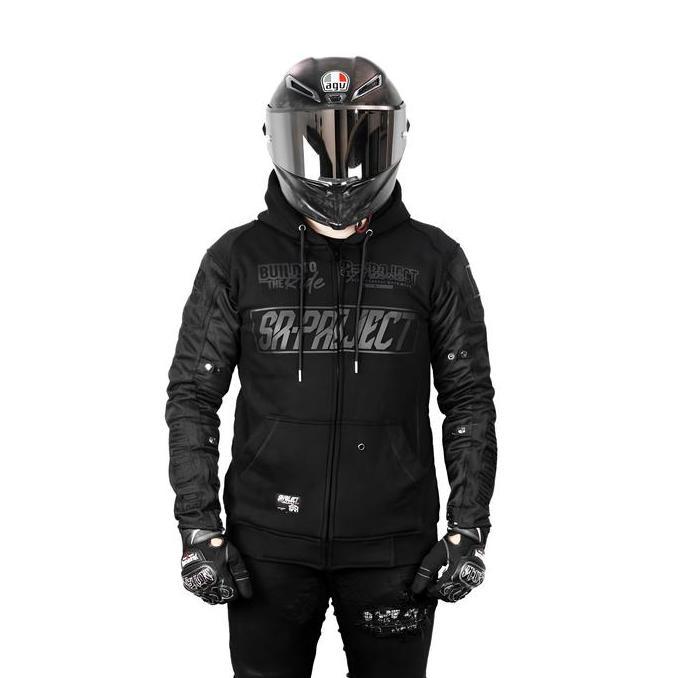 HOODIE MOTORSPORT SR-PROJECT Build To The Ride Black edition AS