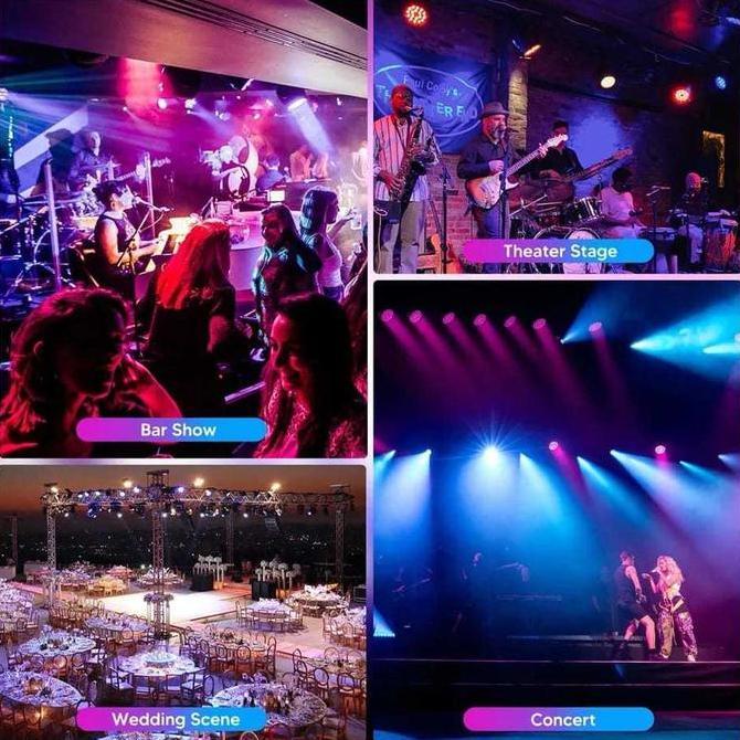 LAMPU PAR LED 54x3 WATT RGBW FULL COLOUR 2 / LAMPU D / LAMPU PANGGUNG