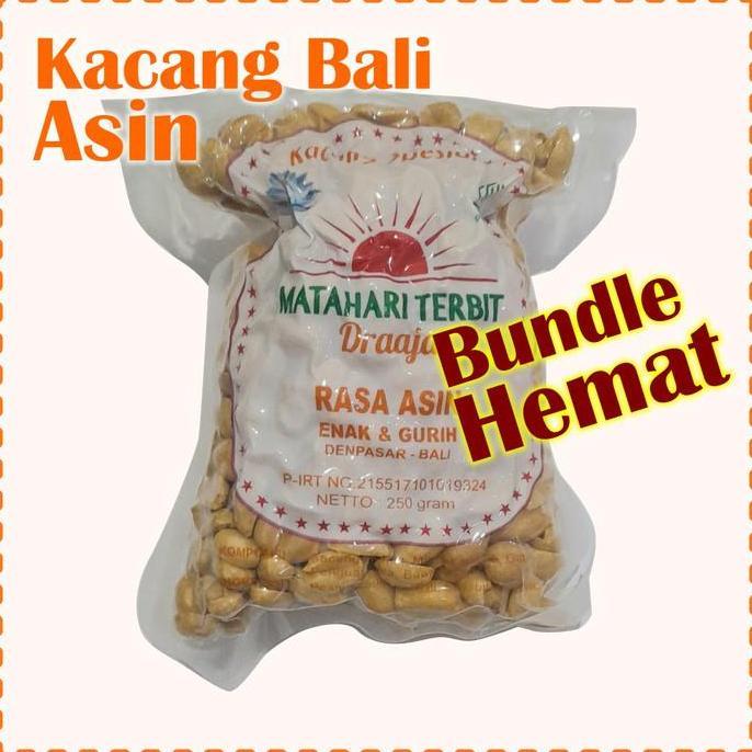 Kacang Bali Matahari Terbit rasa asin 250 gram