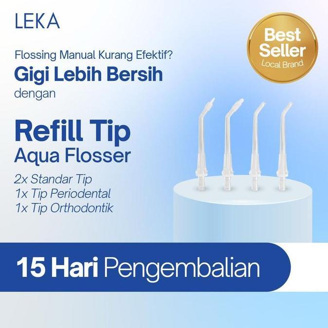 kanaboydagang- leka - oc556 aqua flosser tip - refill travel