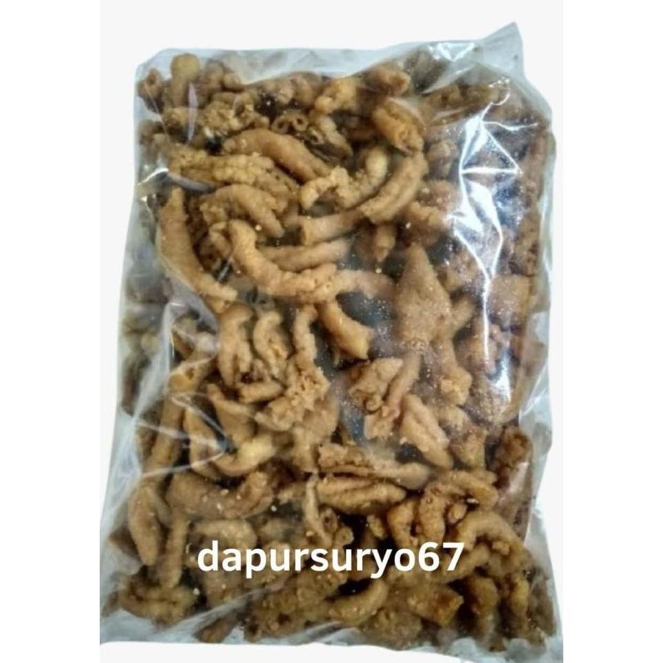 KeRIPIK USUS ayam 1kg usus ayam crispy