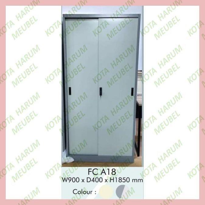 Ready lemari arsip kantor besi pintu sliding geser fc a18 fca 18 fc-a18