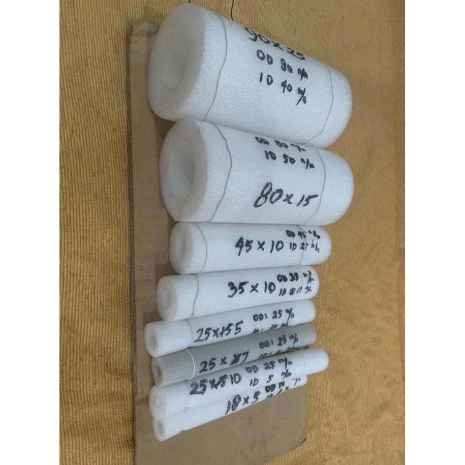 Busa Pembungkus Pipa AC Insulation Foam Isolasi Tape busa pipa besi