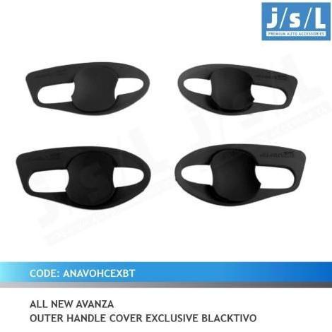 TERBARU - Outer handle mangkok pegangan pintu hitam AVANZA VELOZ 2014 - 2018
