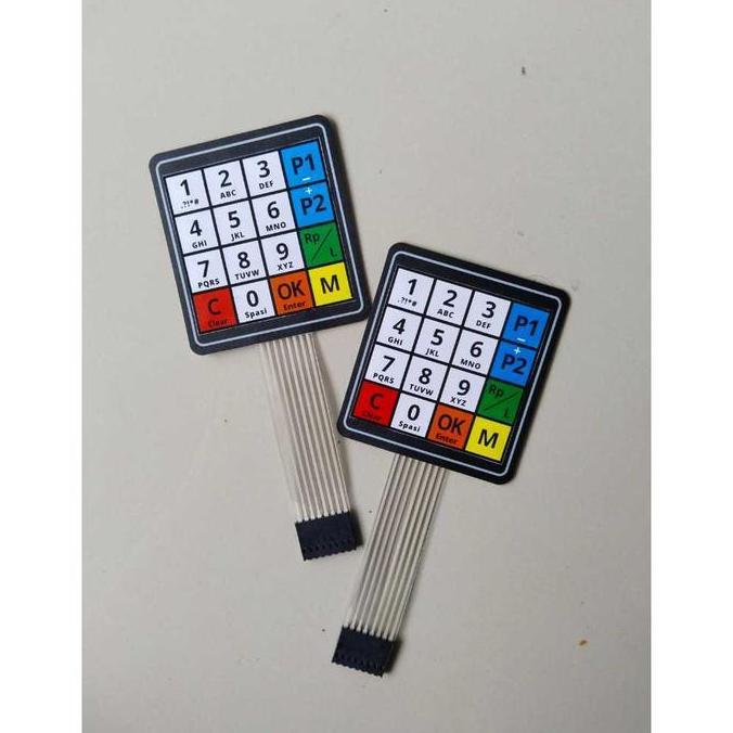 Ready stock paket 2 pcs keypad pom mini tombol cpu pom mini model laminasi