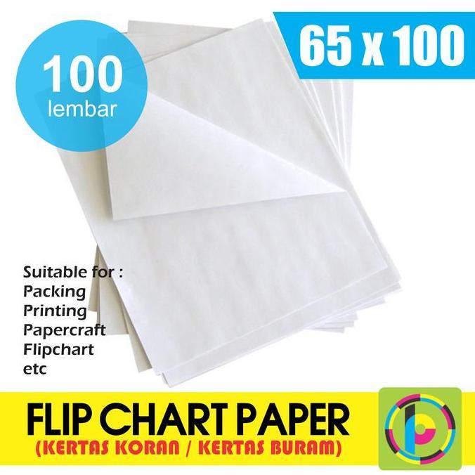 Kertas Koran Buram Ukuran Plano 65x100 cm