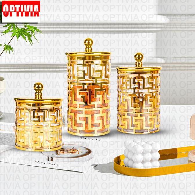 MVO OPTIVIA Toples Makanan Serbaguna Toples Akrilik Kedap Udara Toples Estetik Toples Kedap Udara To