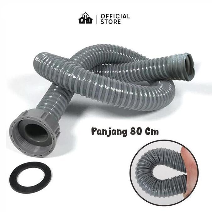 YUKAAME Selang Afur Avur Pembuangan Bak Cuci Piring / Selang Wastafel HPP