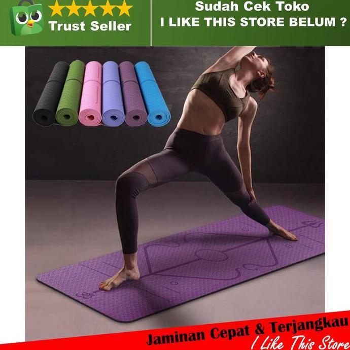 TERMURAH - Matras Yoga - Karpet Yoga Pilates Anti Slip Tebal