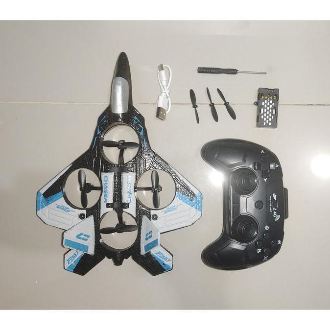 ORITO FIGHTERS Mainan Anak Pesawat Drone Quadcopter Jet tempur