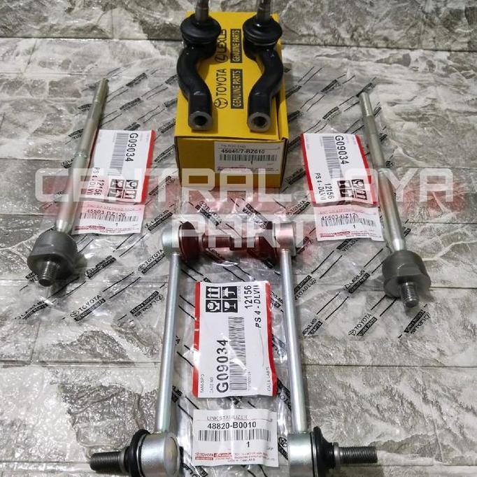 EVAHI LINK STABILIZER+LONG TIE ROD+TIE ROD END VELOZ ALL NEW AVANZA XENIA 2013 UP SET ORIGINAL Car